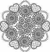 Mandala Blumen Mandalas Ausmalbilder Ausdrucken Blume Blumenmandala sketch template