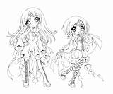 Coloring Sister Sureya Lemonade Chibi Lineart Copic sketch template