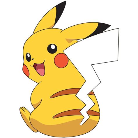 printable pikachu tail template