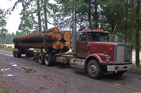 international harvester log truck mule train