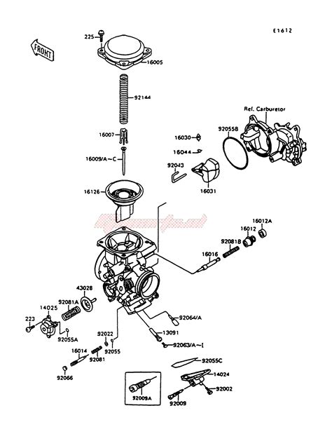 kawasaki vulcan  carburetor diagram