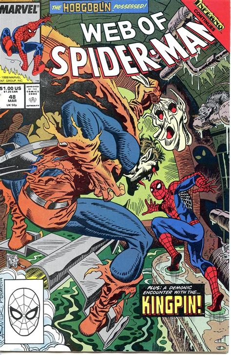 Web Of Spider Man 1980’s Marvel Comic Books Comics