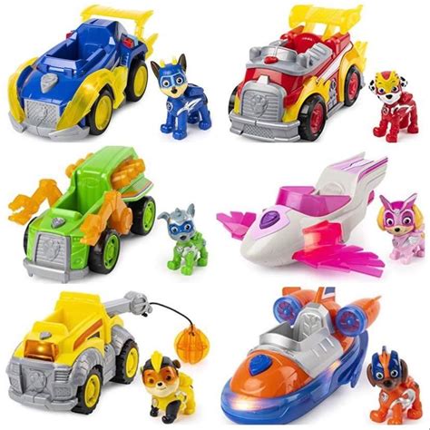 paw patrol mighty paws charged  vehicle  figure assortment artofit
