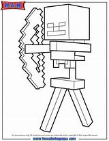 Minecraft Hmcoloringpages sketch template
