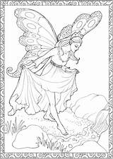 Fairies Enchanted Fadas Dover Fada Kolorowanki Malvorlagen Publications Feen Doverpublications Malbuch Kostenlose Atividadesparaprofessores Mystisch sketch template