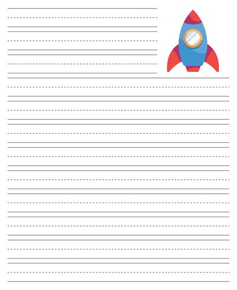 printable primary paper template   printable primary writing