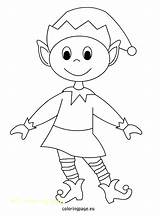 Elf Coloring Pages Color Printable Getcolorings Colouring sketch template