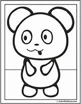 Panda Coloring Pages Pandas Baby Cute Drawing Bamboo Printable Bears Preschool Getdrawings Drawings Colorwithfuzzy Comments sketch template