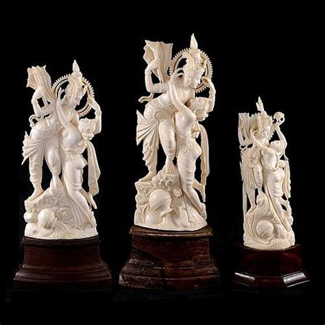 embracing indian ivory deities  quality control mark ivory oriental
