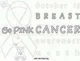 Coloring Cancer Breast Pages Awareness October Month Popular Protection Sun Color Coloringhome sketch template