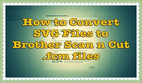 text   convert svg files  brother scan  cut  files