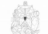 Thanos Coloring Pages Marvel Printable Characters Kids Print Color sketch template