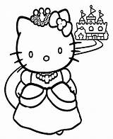 Coloring Princess Pages Cat Kitty Color Printable Getcolorings Print Hallo sketch template