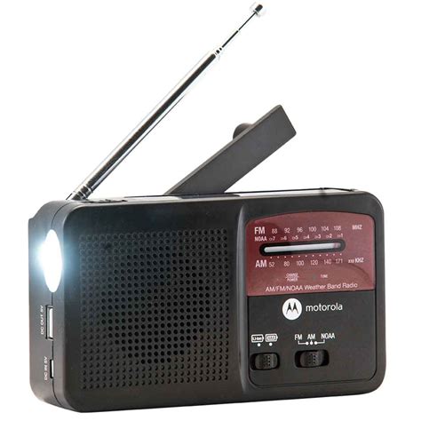 solar powered portable amfm weather radio  sportys preferred living