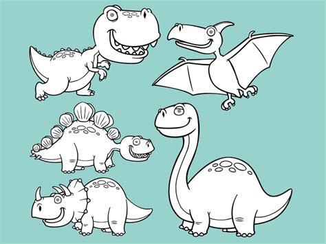 coloriages de dinosaures