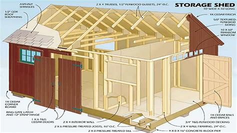 outdoor shed plans garden storage shed plans
