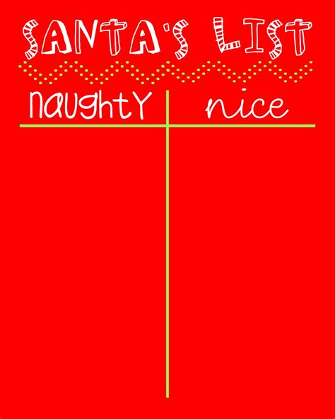 {12 days of christmas} naughty or nice list printable see vanessa craft