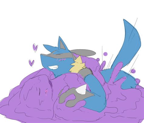 rule 34 ambiguous gender duo goo lucario lying missionary position
