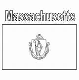 Flag Massachusetts Colorluna sketch template