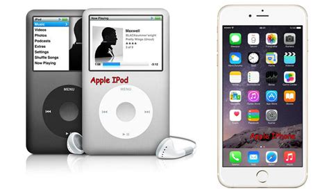 perbedaan apple ipod  apple iphone