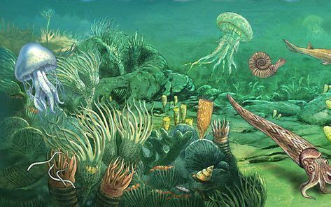 paleozoic era  true origin  life dinosaurs