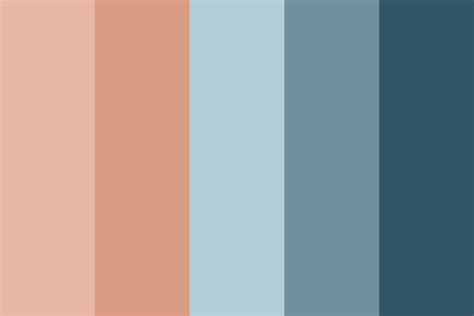 copper blue color palette