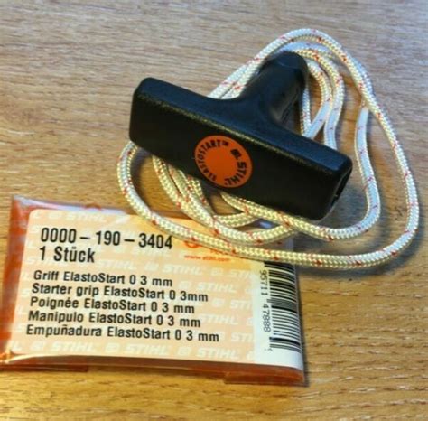 genuine stihl starter grip elastostart pull cord    tracked post  sale  ebay