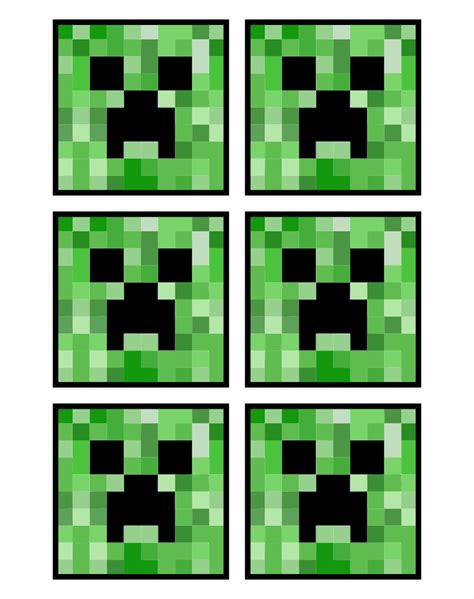 10 Best Free Printable Minecraft Creeper Bookmark