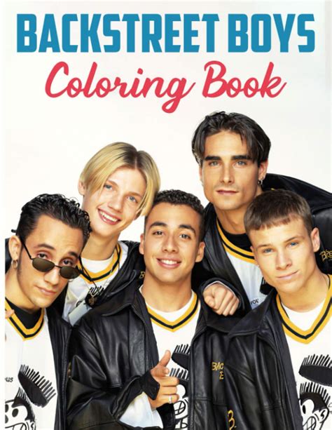 backstreet boys coloring book  creative adults coloring book