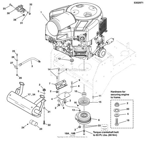 snapper pro  sxtb   turn rider parts diagram  engine pto group