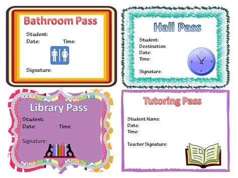 classroom passes fully editable innovations  technology