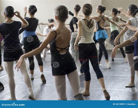 ballet dance practice royalty  stock images image