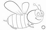 Lebah Mewarnai Untuk Hewan Hitam Putih Serangga Binatang Mewarna Tren Tawon Papan Bestkartun sketch template