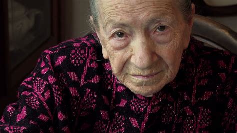 pensive and depressed old woman stock footage video 100