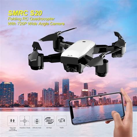 smrc  foldable  axis gyro fpv drone rc quadcopter   flips wide angle p camera