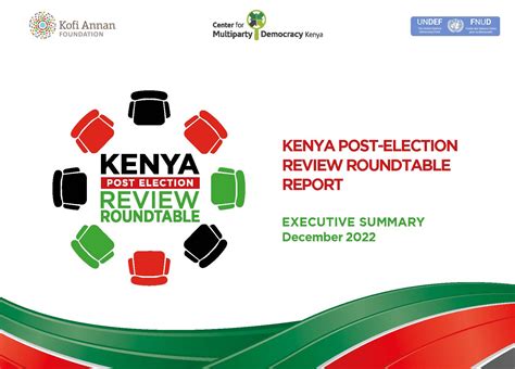 report kenya  post election review kofi annan foundation