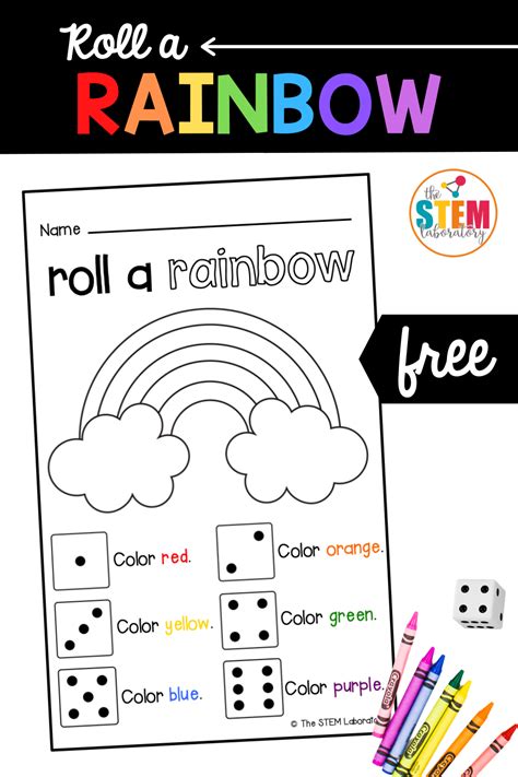 roll  rainbow  printable