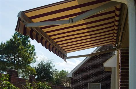 retractable awnings motorized outdoor awnings houston tx area excel awning shade