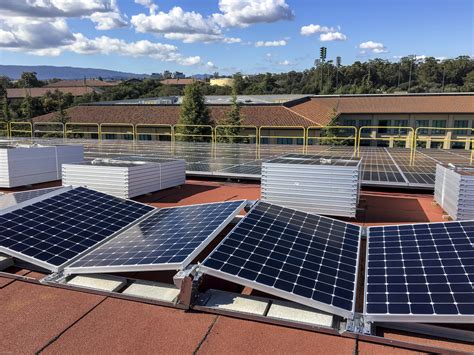 sun rooftop photovoltaic panels electricity  stanford stanford
