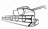 Combine Harvester Coloring Pages Kids Getdrawings sketch template
