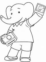 Camera Coloring Polaroid Pages Drawing Elephant Getdrawings Popular sketch template