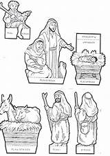 Nacimiento Nativity Pesebre Actividades Belenes sketch template