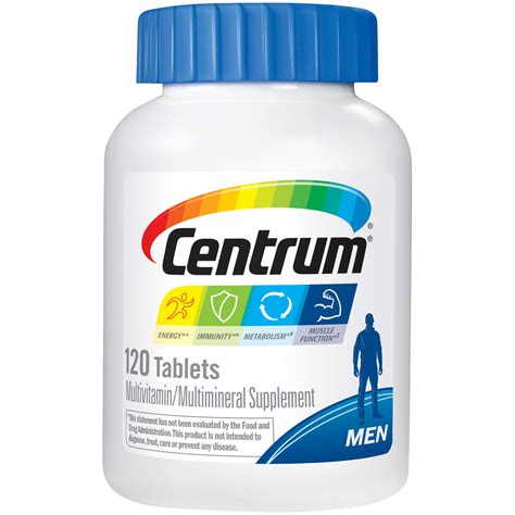 centrum men  count multivitamin multimineral supplement tablet vitamin  buy