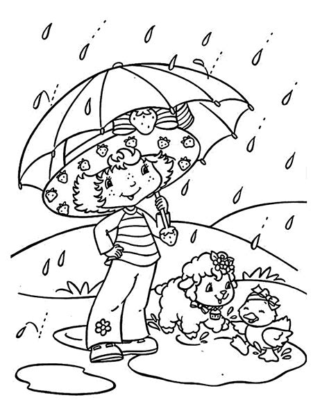 rain coloring page  getcoloringscom  printable colorings pages