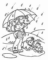 Rain Coloring Pages Getcolorings Awesome sketch template