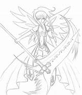 Angel Fallen Sketch Anime Coloring Drawing Pages Angels Falling Getdrawings Drawings Deviantart Downloads Manga sketch template