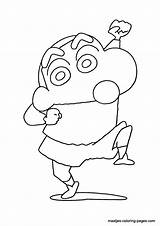 Shin Chan Coloring Pages Shinchan Print Color Book Family Printable Browser Window Popular sketch template