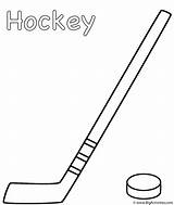 Hockey Stick Coloring Puck Sports Clipart Template Drawing Pages Ice Kids Field Print Sticks Printable Color Clip Sketch Book Activity sketch template