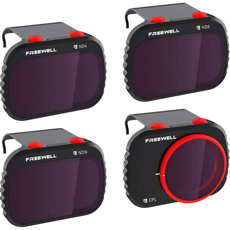 freewell standard day lens filter bundle  dji mavic minimini   pack drone accessories
