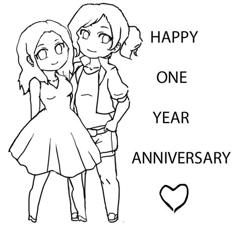 happy anniversary coloring pages